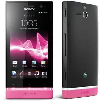 Sony Xperia U St25i Negro Rosa